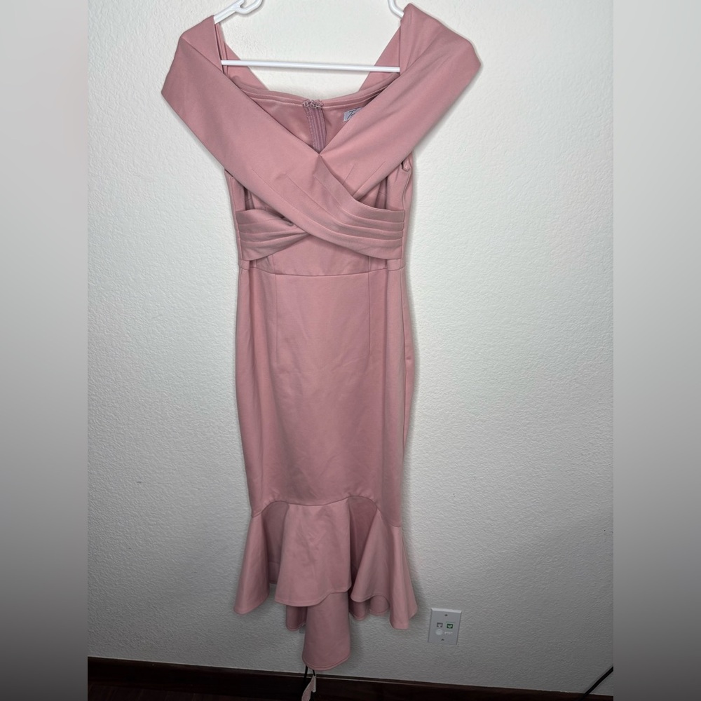 Two Sisters Formal pink cocktail dress
